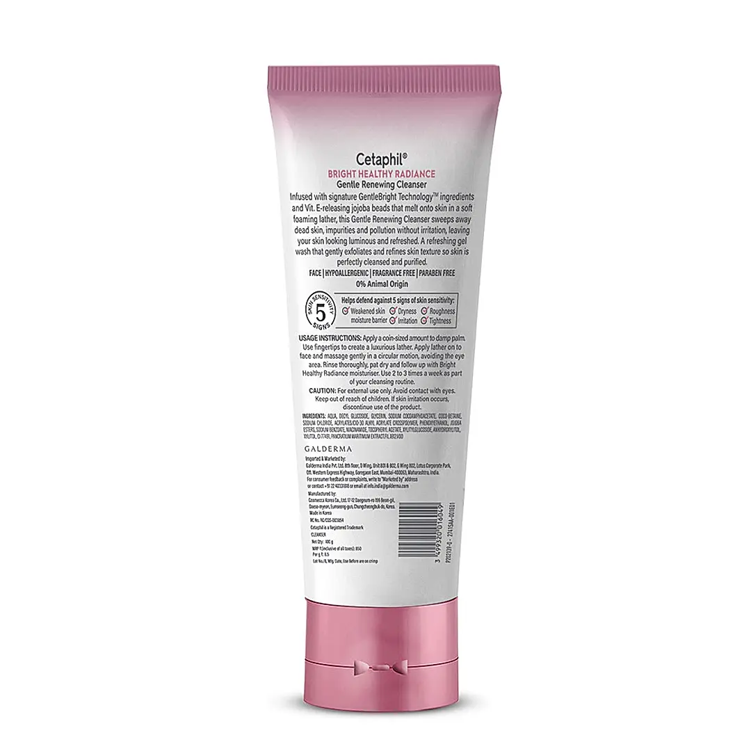 CETAPHIL BRIGHT HEALTHY RADIANCE GENTLE RENEWING CLEANSER 100ML