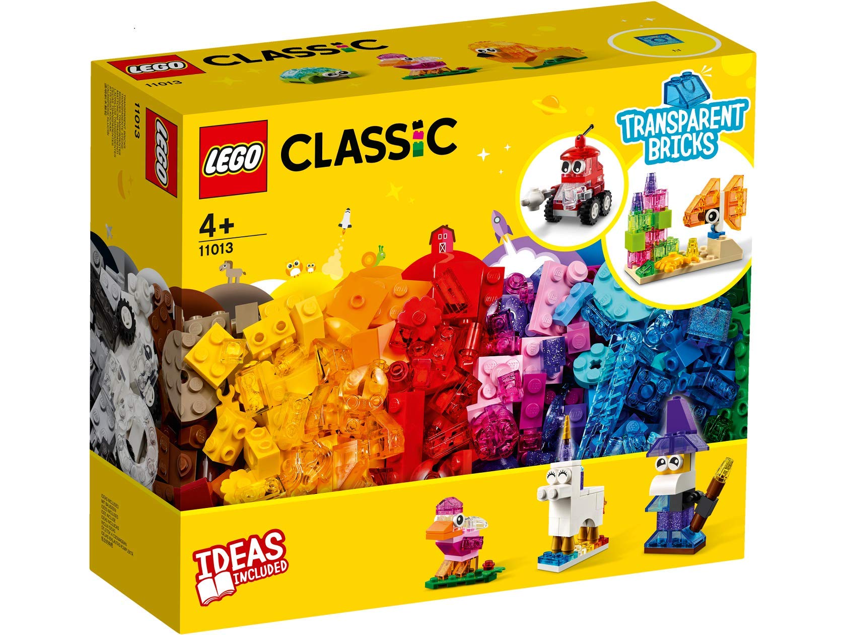 LEGO CREATIVE TRANSPARENT BRICKS