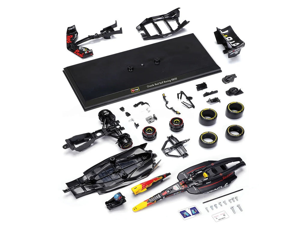 Bburago 1:24 Oracle Red Bull Racing RB20 #1 Max Verstappen F1 Model Kit | Collectible Model
