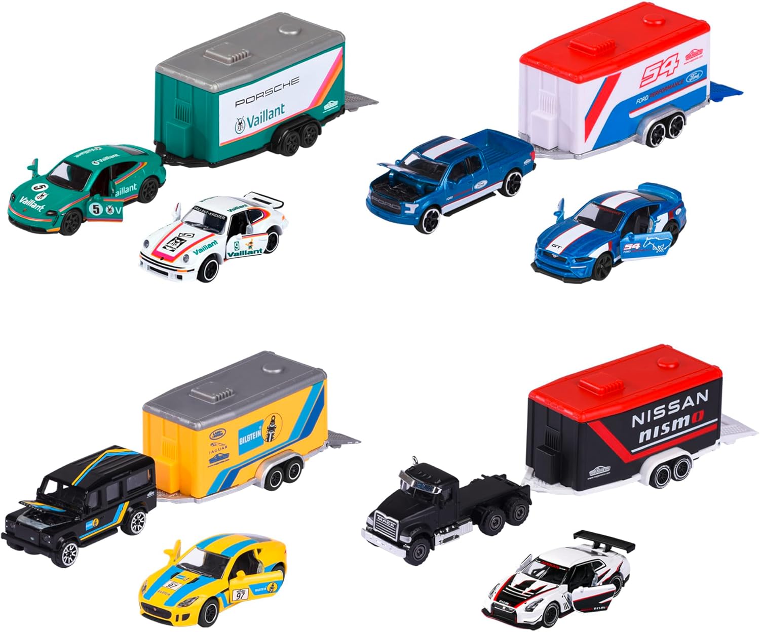 MAJORETTE CAR TRAILER 4 ASSO