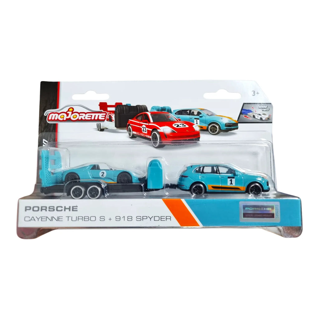 MAJORETTE PORCHE RACE TRAILER ASSORTMENT 3