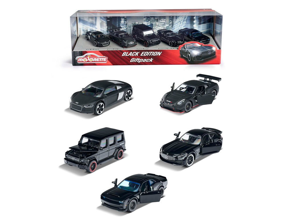 MAJORETTE BLACK EDITION 5 PCS GIFTPACK
