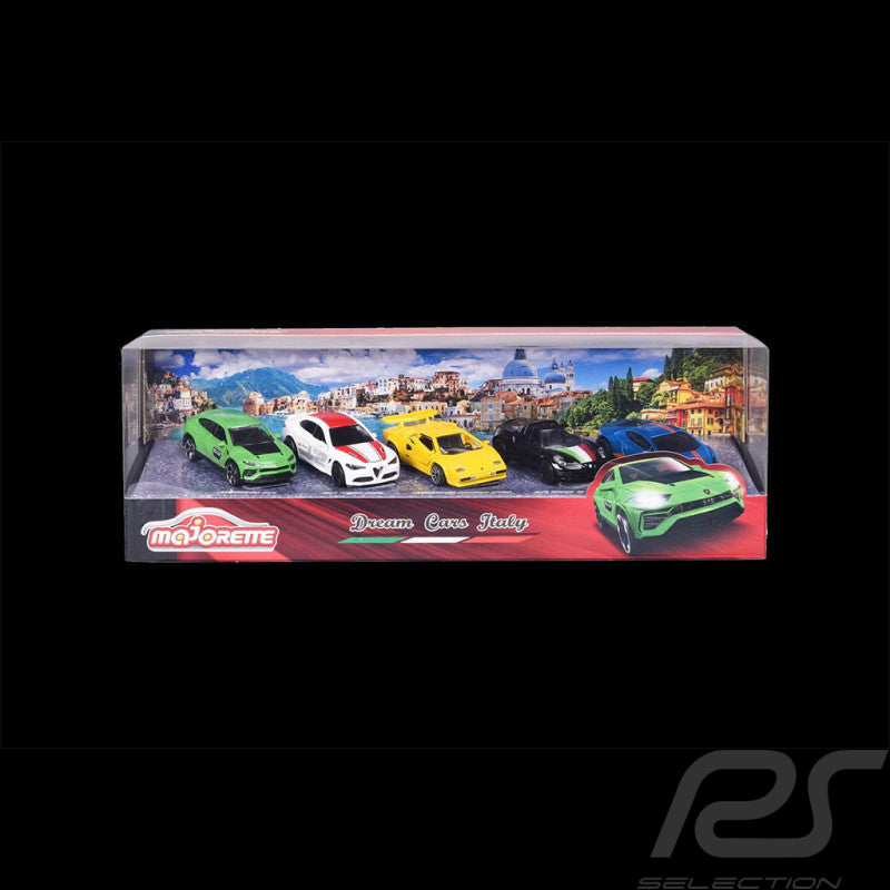 MAJORETTE DREAM CARS ITALY 5 PCS GIFTPACK