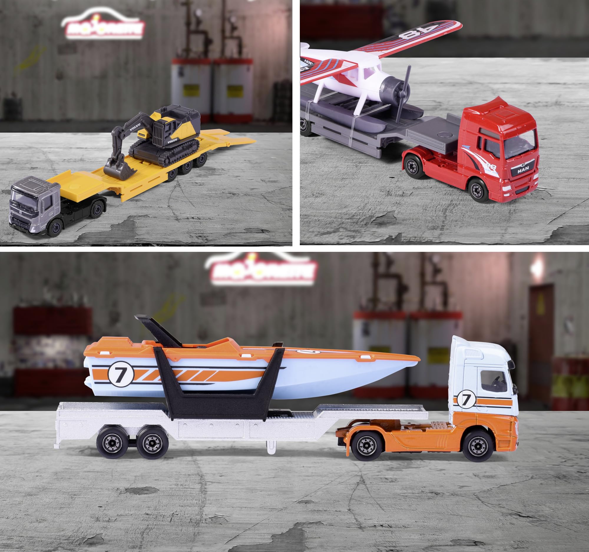 MAJORETTE-TRANSPORTER 6ASS