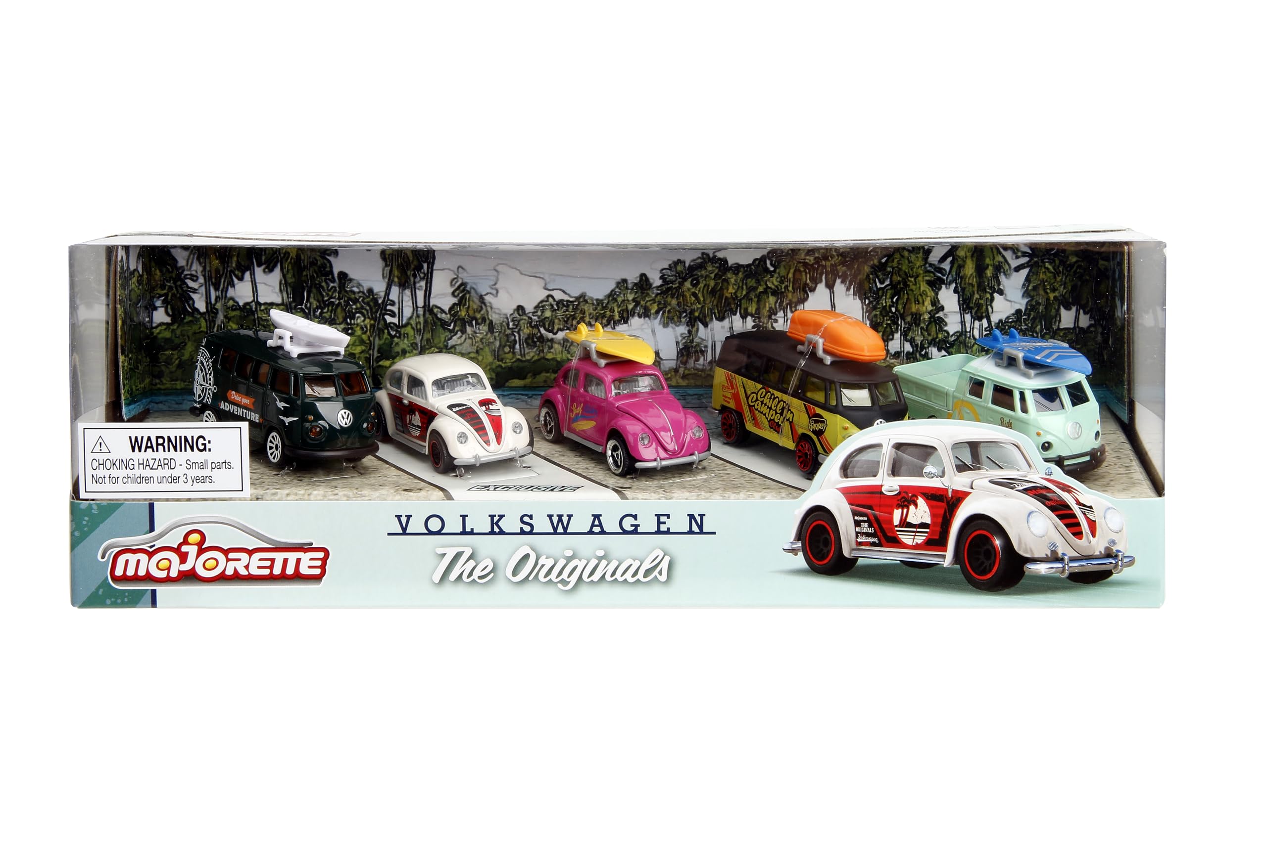 MAJORETTE VW THE ORIGINALS 5 PIECES PACK