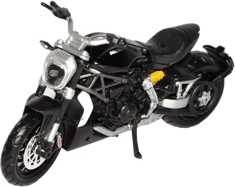 MAISTO BURAGO BIKE DUCATI DIAVEL SILVER BIKE