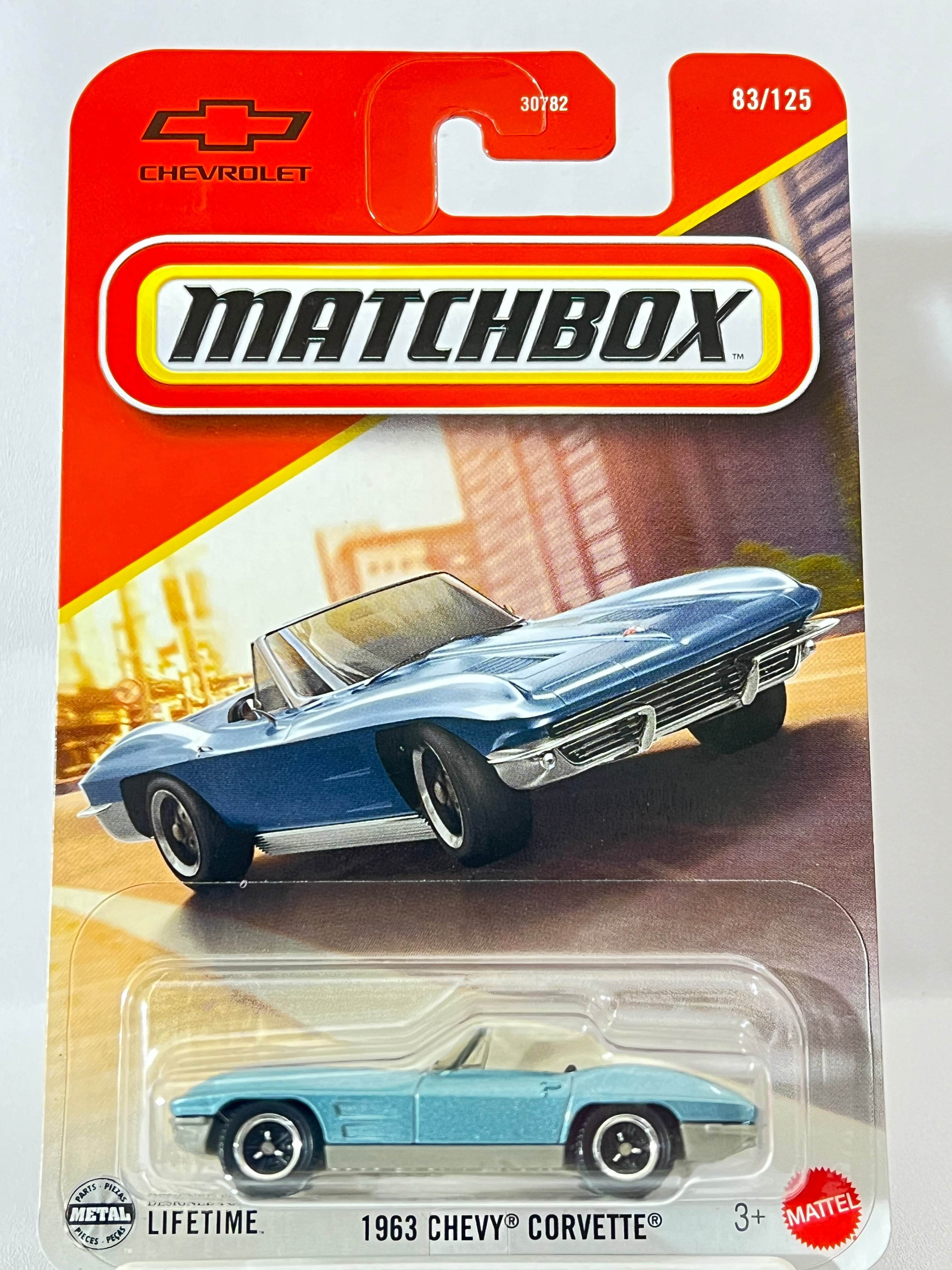 HOTWHEELS MATCHBOX BASIC CAR ASS 2024 CHEVY SILVERADO + 1963 CHEVY CORVETTE + 2023 JEEP AVENGER