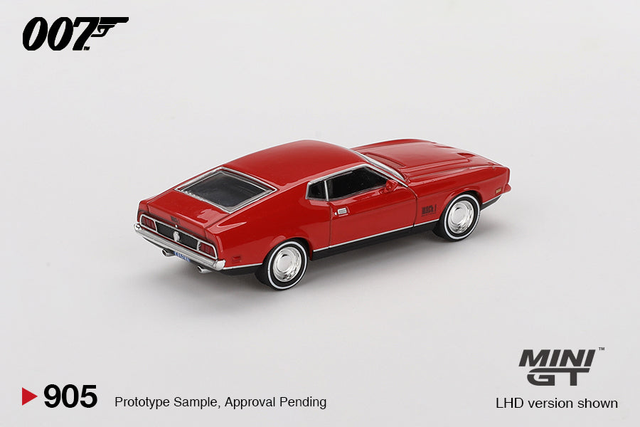 MINIGT FORD MUSTANG MACH 1 ( DIAMONDS ARE FOREVER) BLISTER