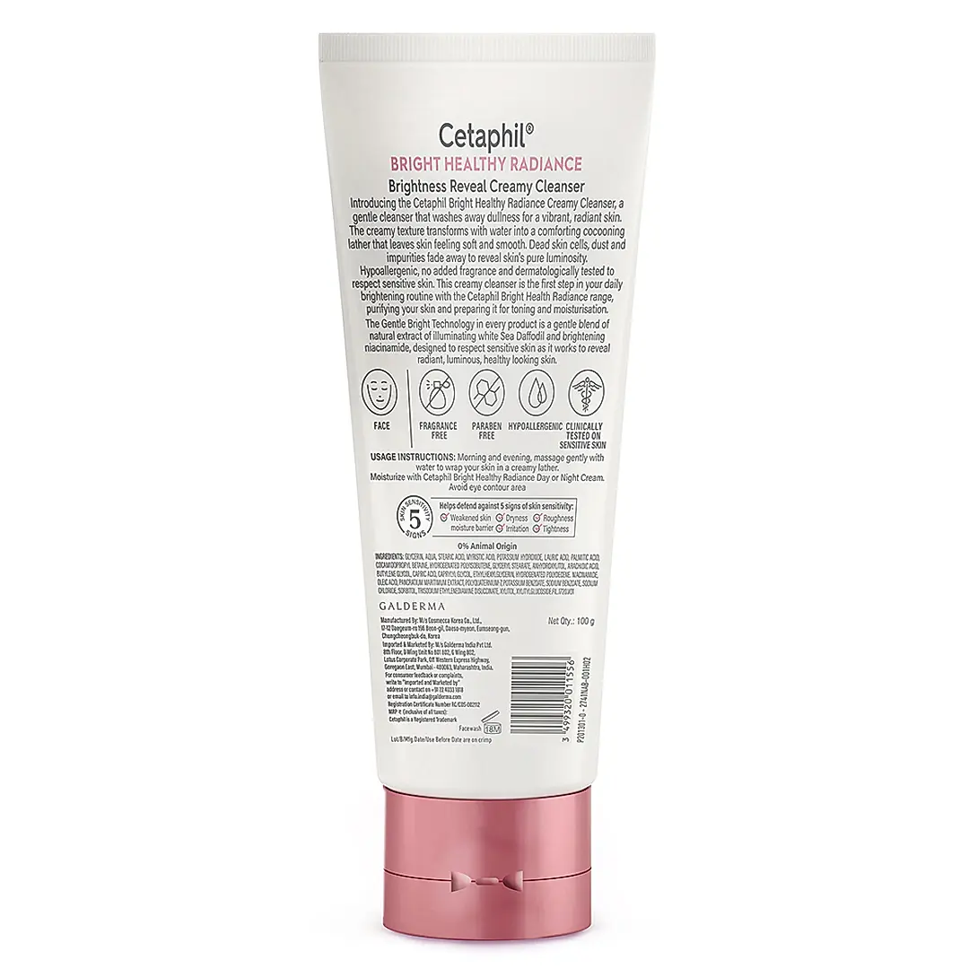 CETAPHIL BHR BRIGHTNESS REVEAL CREAMY CLEANSER 100GM