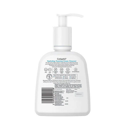 CETAPHIL HYDRATING FOAMING CREAM CLEANSER 236ML