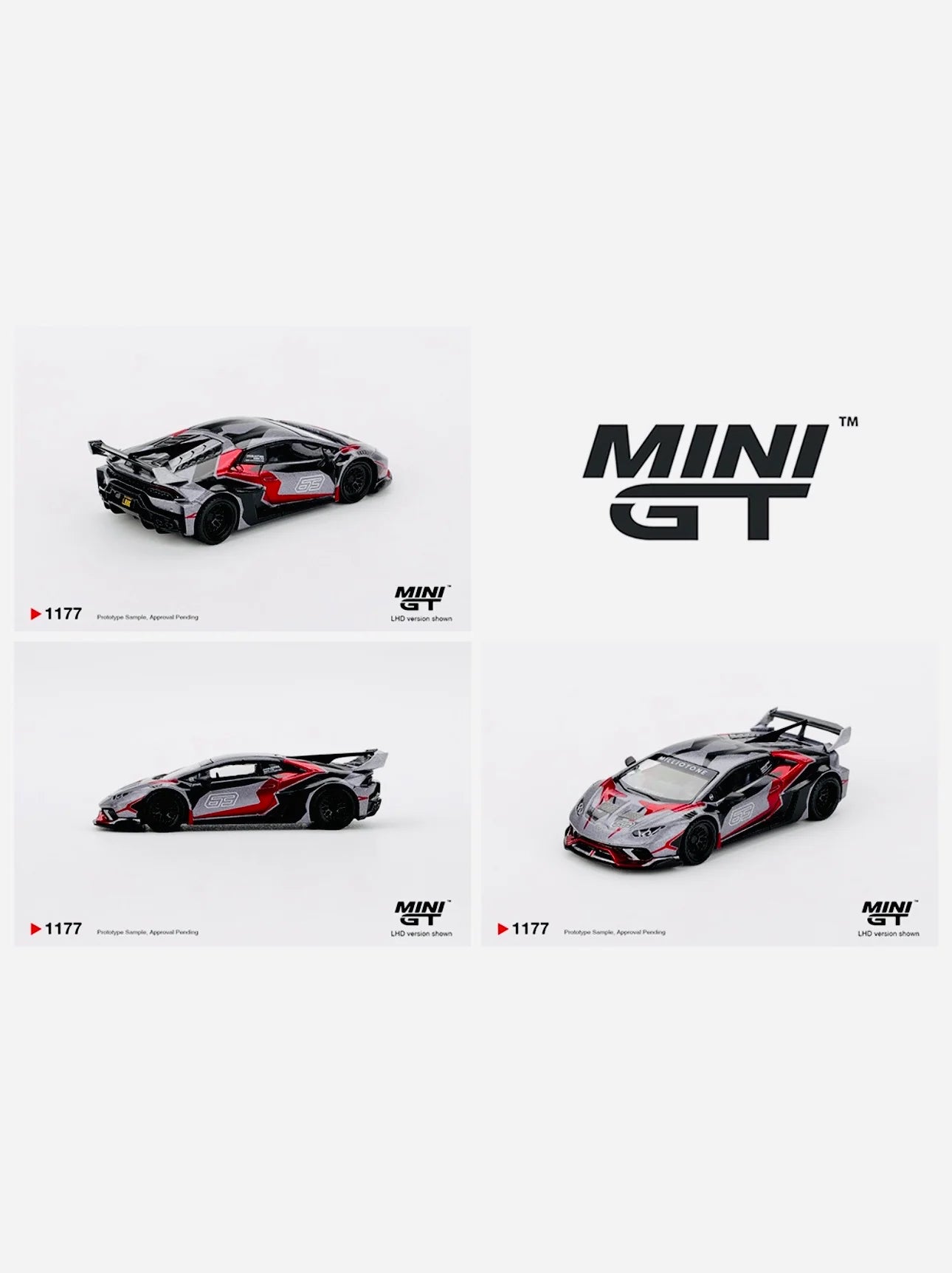 MINIGT LAMBORGHINI HURACAN GT 1177