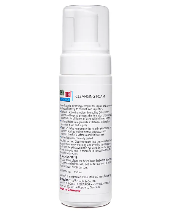 Sebamed Clear Face Foam 150ml