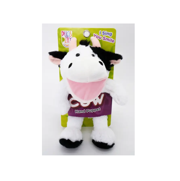 ROWAN E FB COW TALKING HAND PUPPET