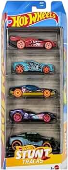 HOTWHEELS BASIC 5 PACK COMBO FORMULA 1 + MOTOR SHOW + STUNT CARS