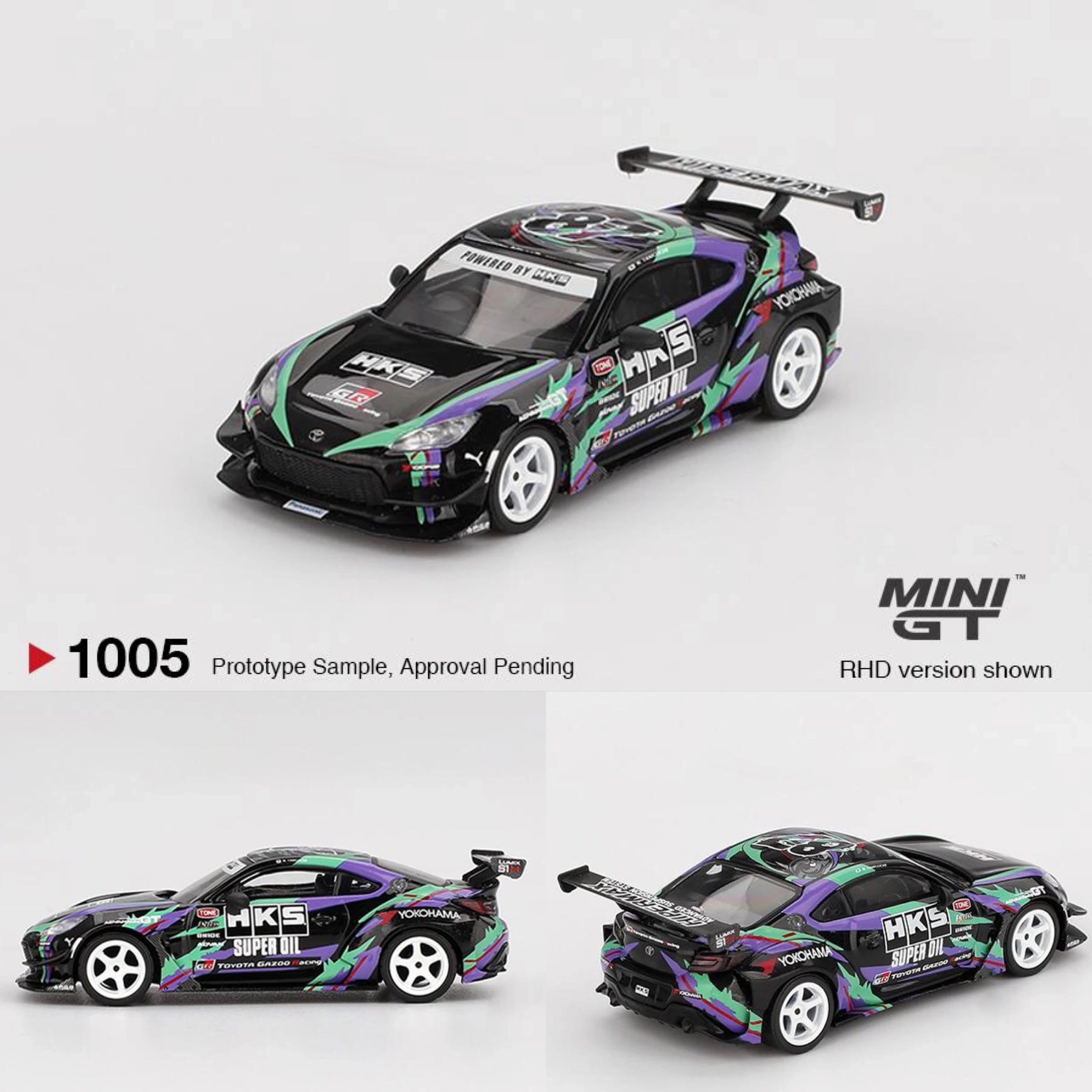 MINIGT PORSCHE 911 GT3 R 77 AO + TOYOTA GR86 BLISTER ( COMBO)