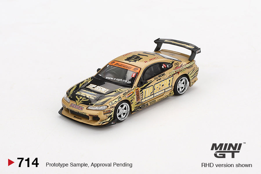 MINIGT NISSAN SILVIA S15 TOP SECRET BLISTER 714