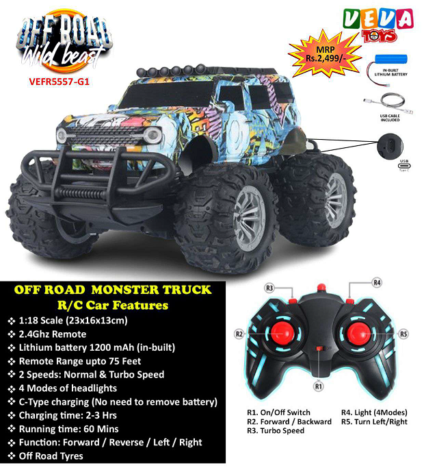 VEVA REMOTE CONTROL CAR GRAFFITI FORD