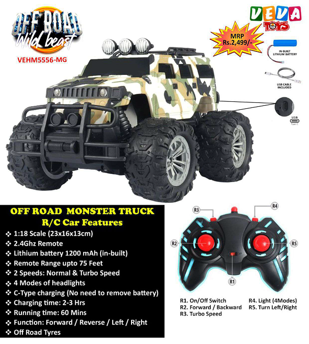 VEVA REMOTE CONTROL CAR GRAFFITI HUMMER