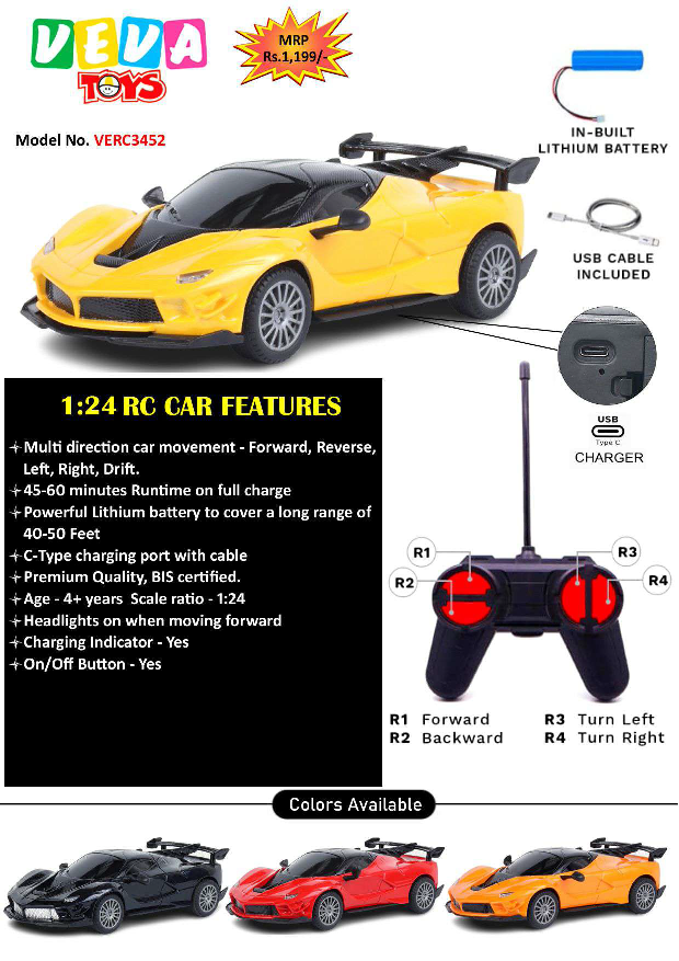 VEVA REMOTE CONTROL CAR FERRARI