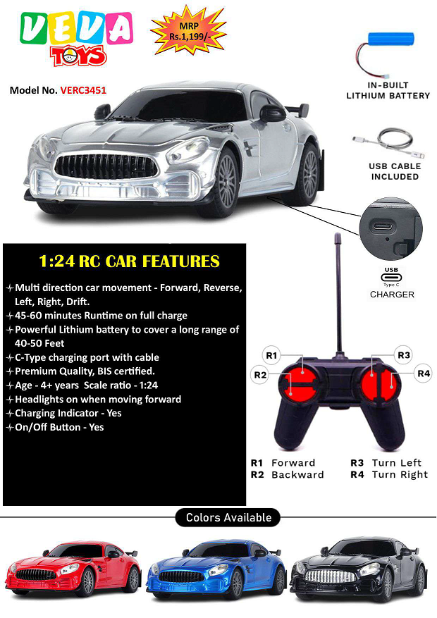 VEVA REMOTE CONTROL CAR AMG