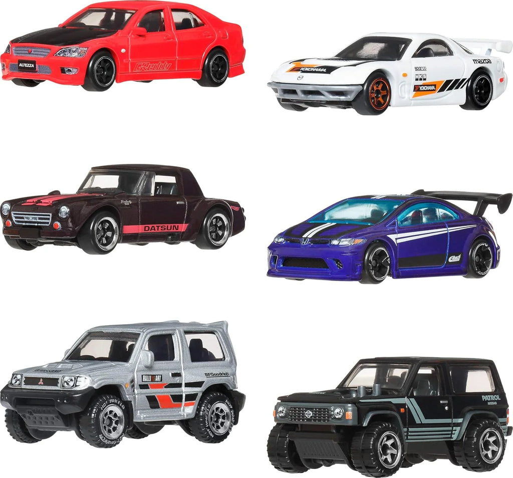 HOTWHEELS SILVER SERIES JAPANESE BOX SET