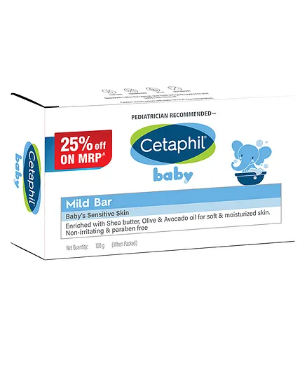 CETAPHIL BABY MILD BAR 100GM