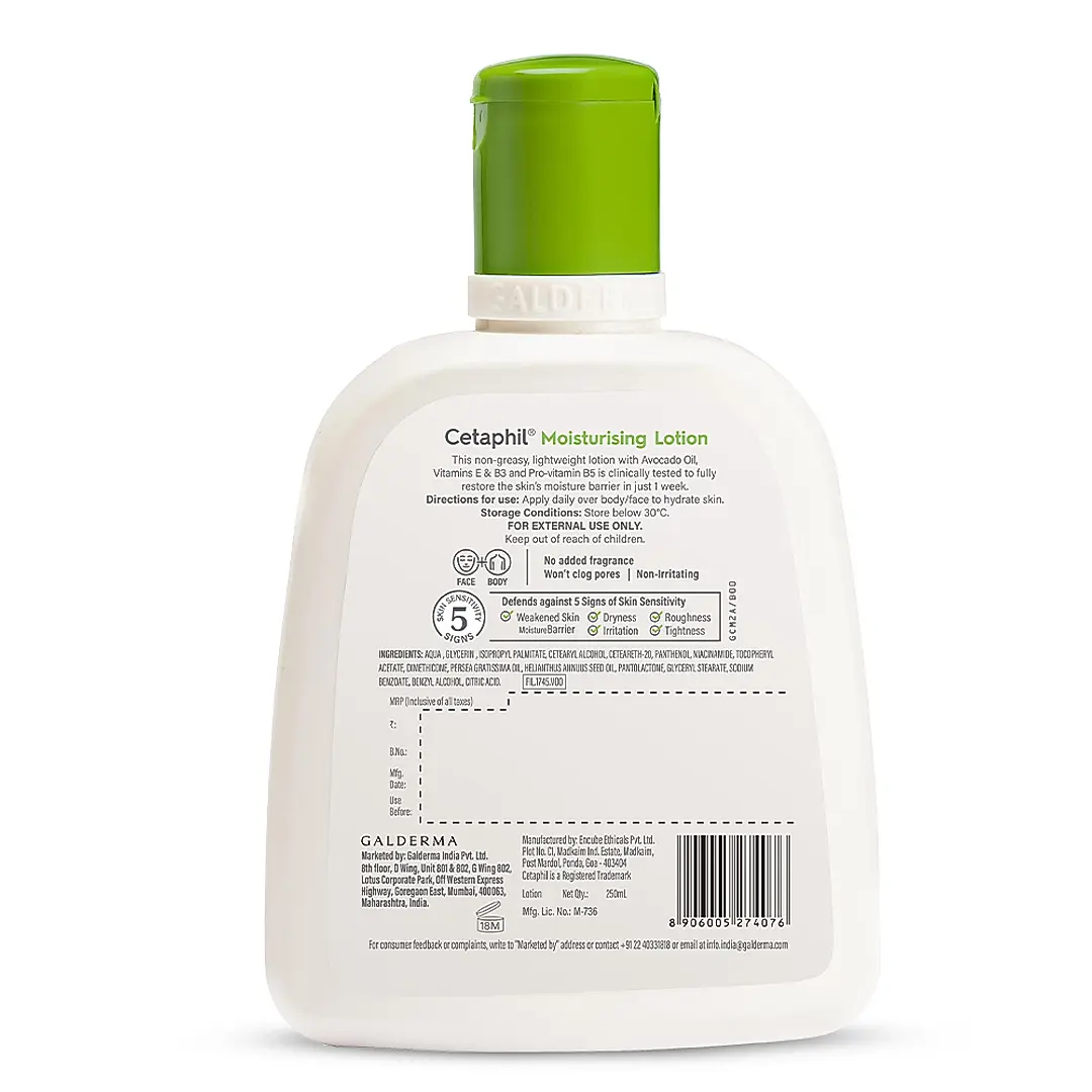 CETAPHIL MOISTURIZING LOTION 250ML