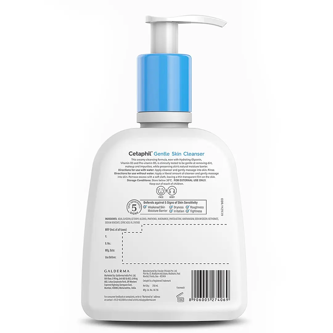 CETAPHIL GENTLE SKIN CLEANSER 250ML