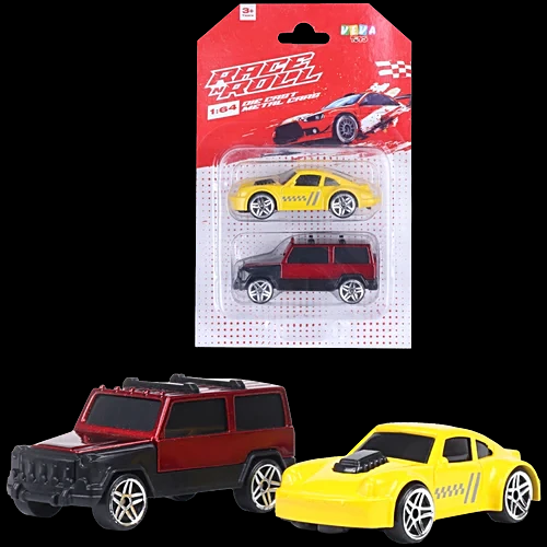 MINI DIE CAST METAL SINGLE CAR SET OF 2