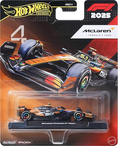 HOTWHEELS PREMIUM F1 ATLASSIAN WILLIAMS + MCLAREN