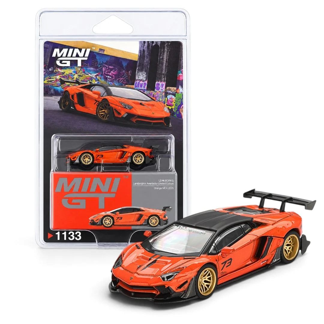 MINIGT LAMBORGHINI AVENTADOR ORANGE MDX 1133 BLISTER