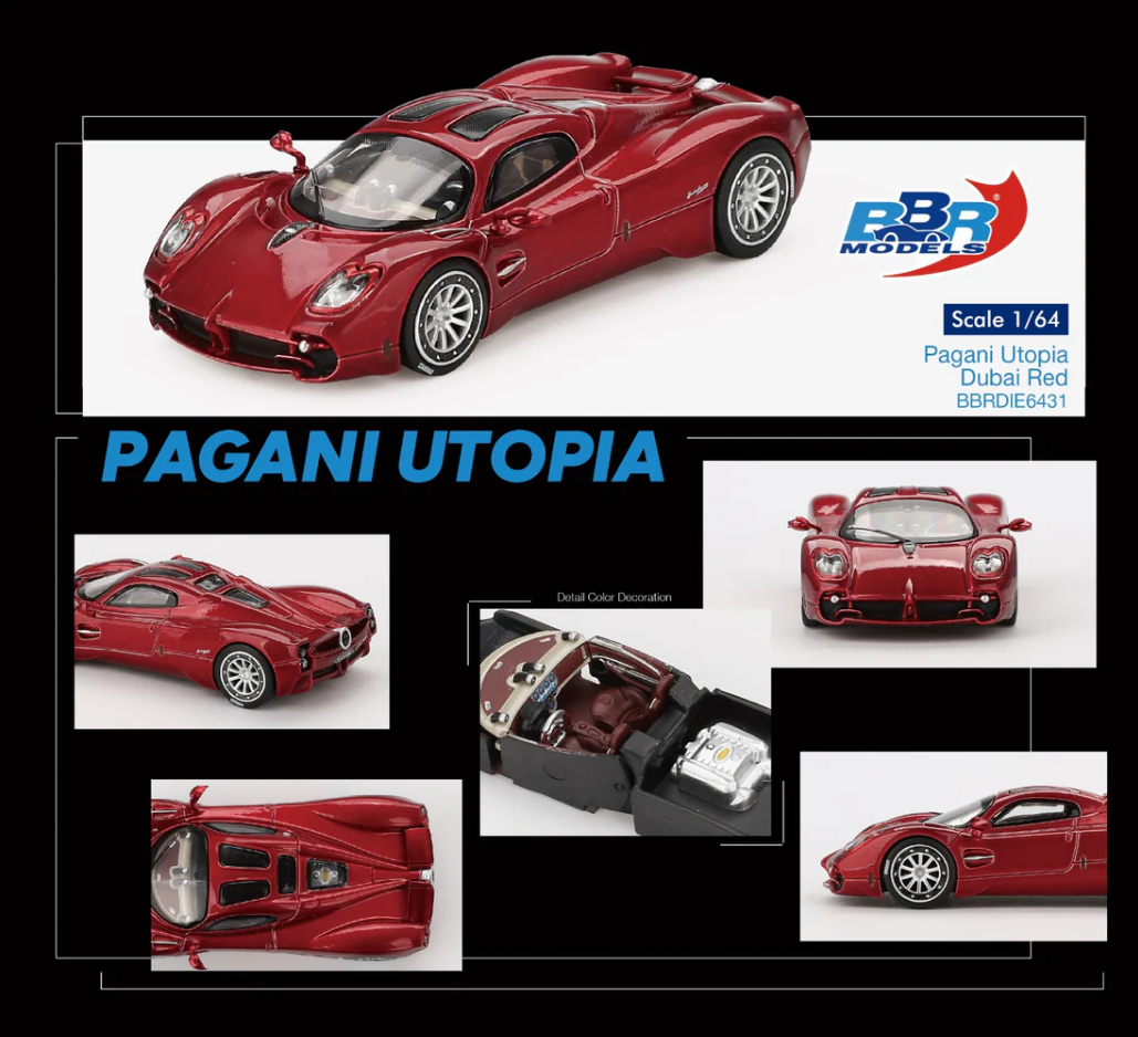 MINIGT PAGANI UTOPIA DUBAI RED