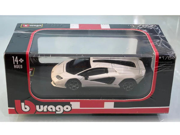 BURAGO 1:64 LAMORGHINI COUNTACH WHITE