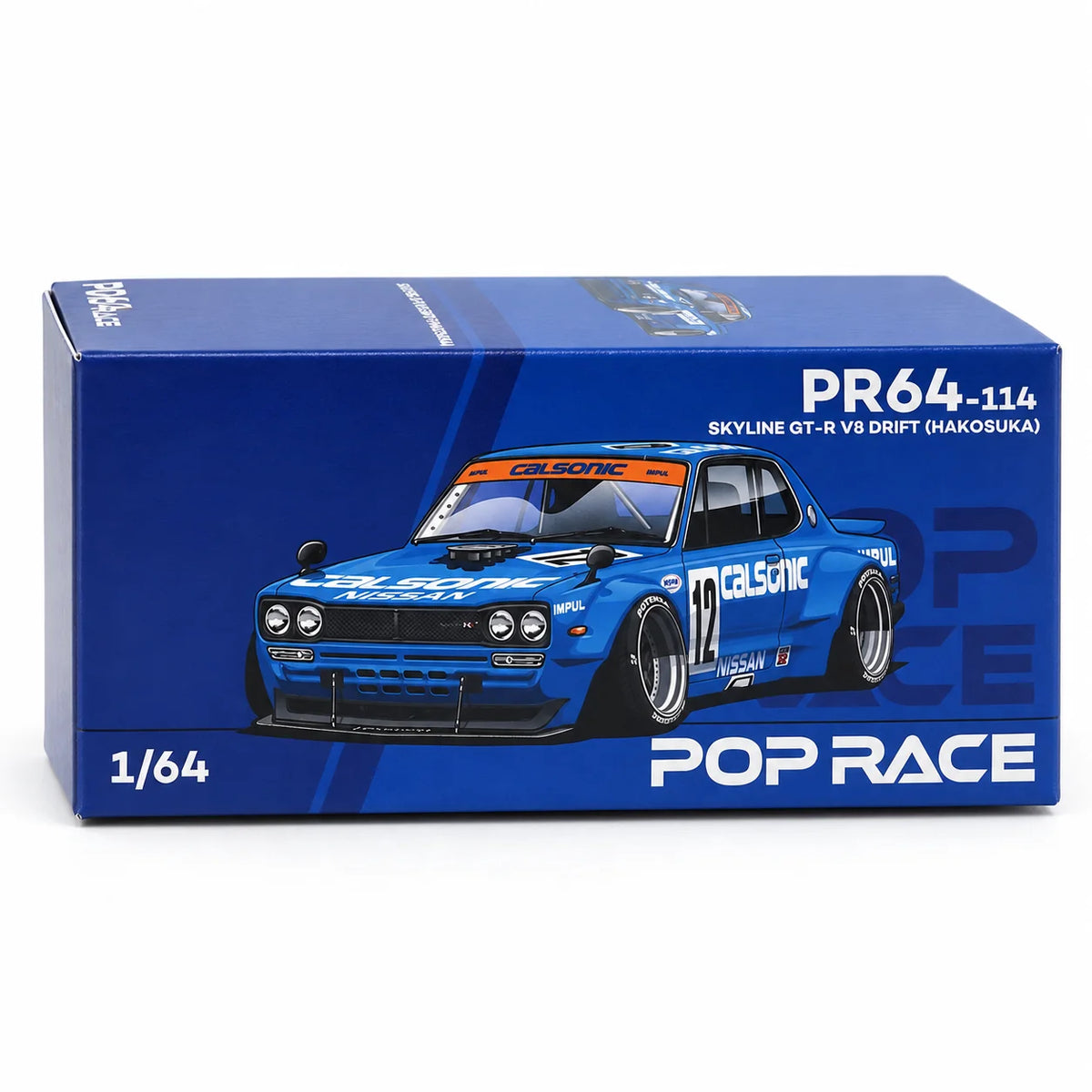 POP RACE SKYLINE GT-R V8 DRIFT ( HAKOSUKA) PR64-114