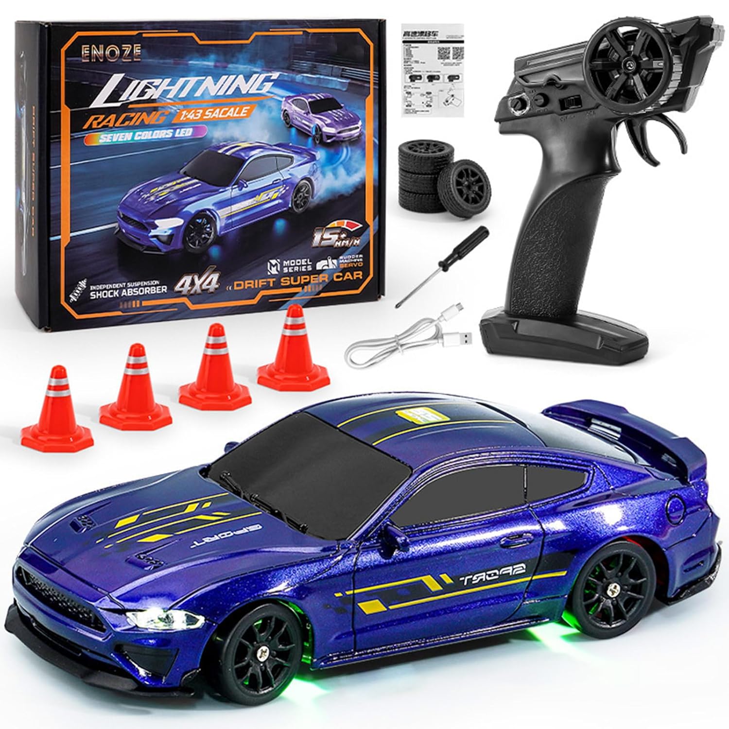 1:43 Scale DRIFT SUPER CAR LIGHTNING