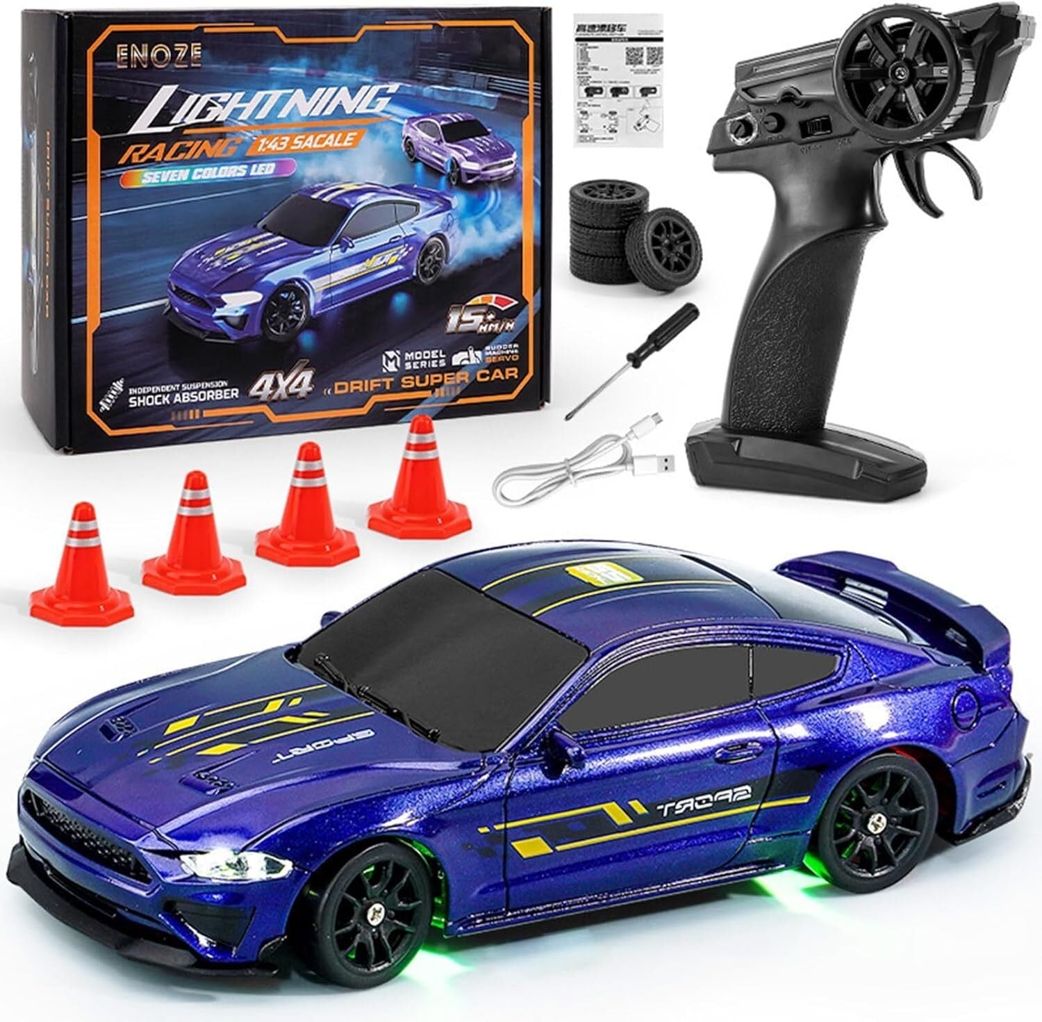 1:43 Scale DRIFT SUPER CAR LIGHTNING
