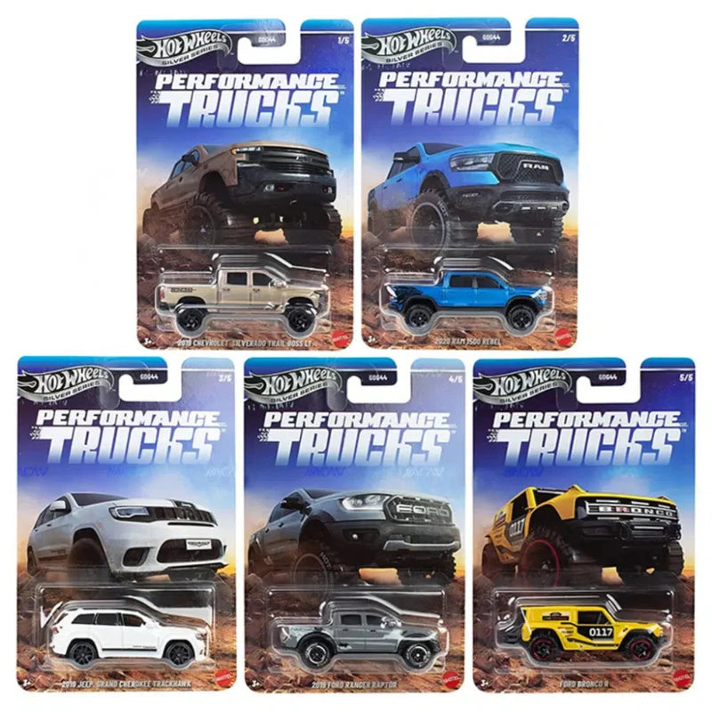 HOTWHEELS  SILVER SERIES PERFORMANCE TRUCKS
