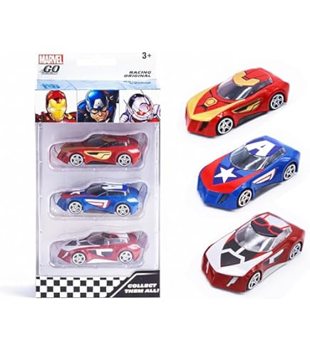 HASBRO MARVEL RAPID RACER 3 PACK WAVE 2