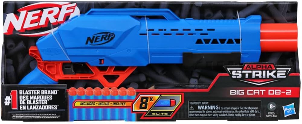 HASBRO NERF ALPHA STRIKE BIG CAT DB 2 BLASTER