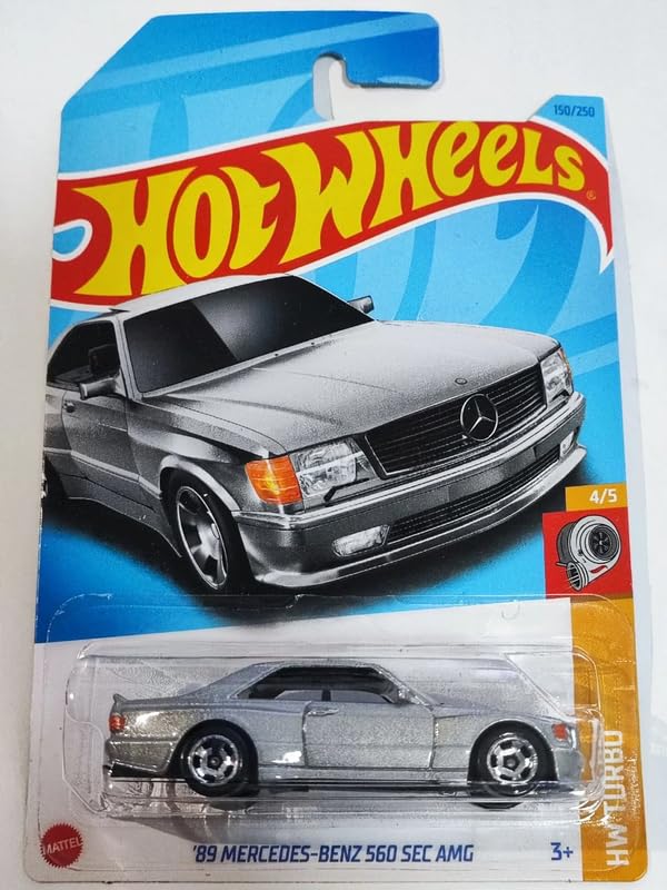 HOTWHEELS "89 MERCEDES - BENZ 560 SEC AMG" + ANY ONE FANCY HOTWHEELS ASSORTMENT- TWO PACK