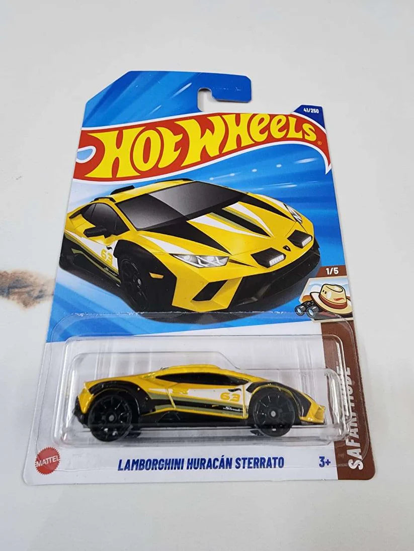 HOTWHEELS "LAMBORGHINI HURACAN STERRATO" + ANY ONE FANCY HOTWHEELS ASSORTMENT- TWO PACK