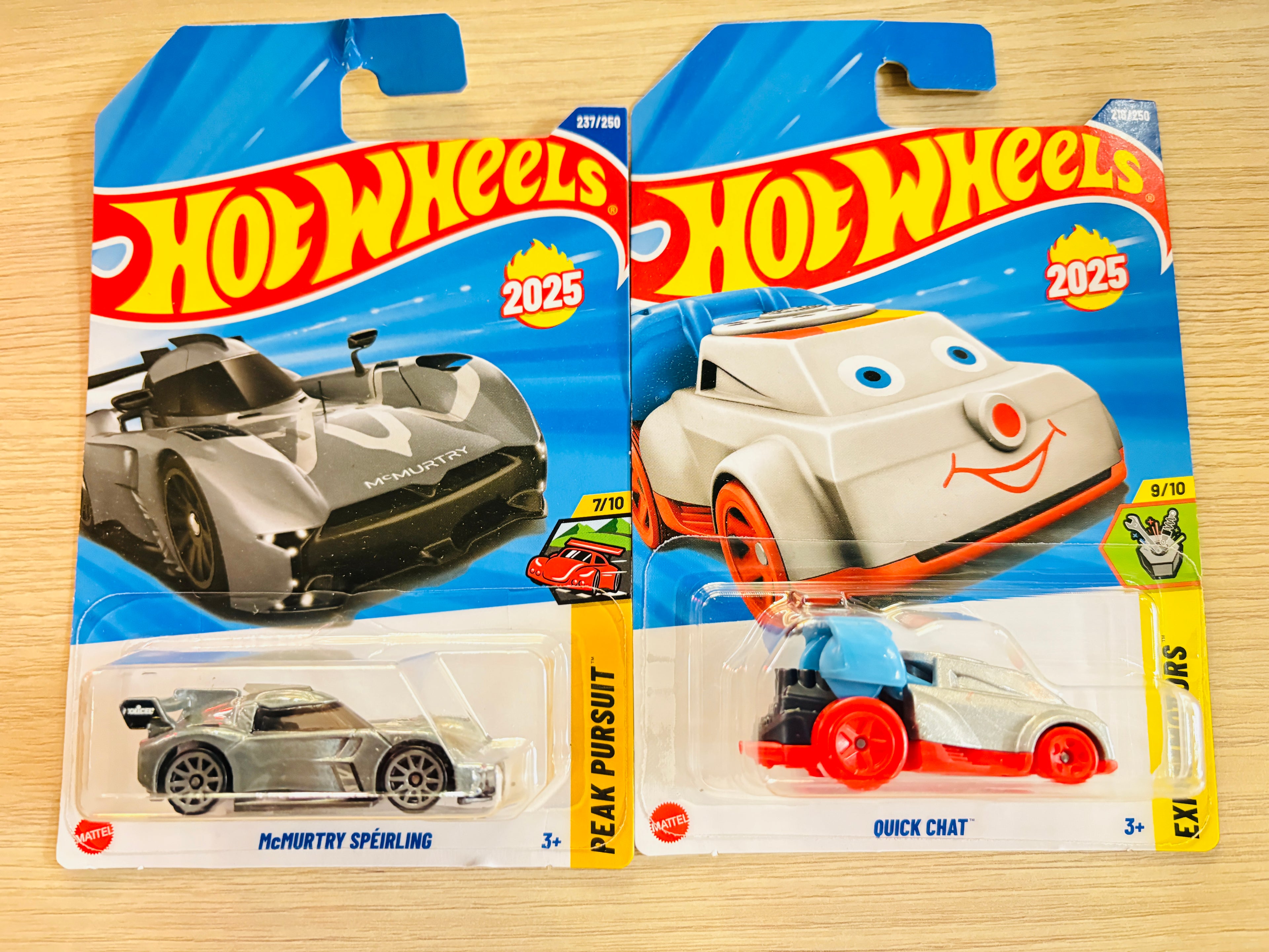 HOTWHEELS BASIC CAR ASSORTMENT A CASE MCMURTRY SPERLING + QUICK CHAT