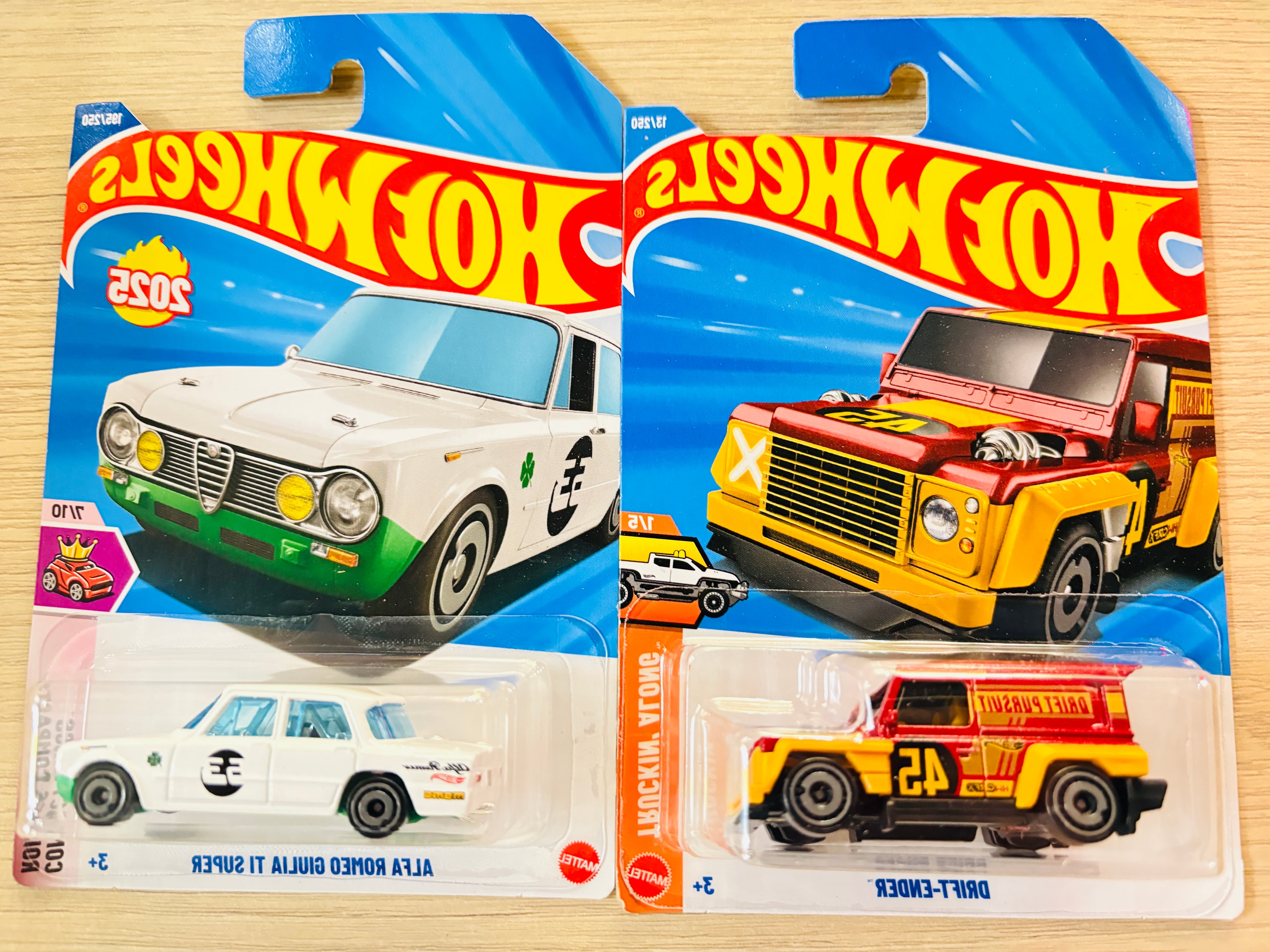 HOTWHEELS BASIC CAR ASSORTMENT 2026 A CASE ALFA ROMEO + DRIFT-ENDER