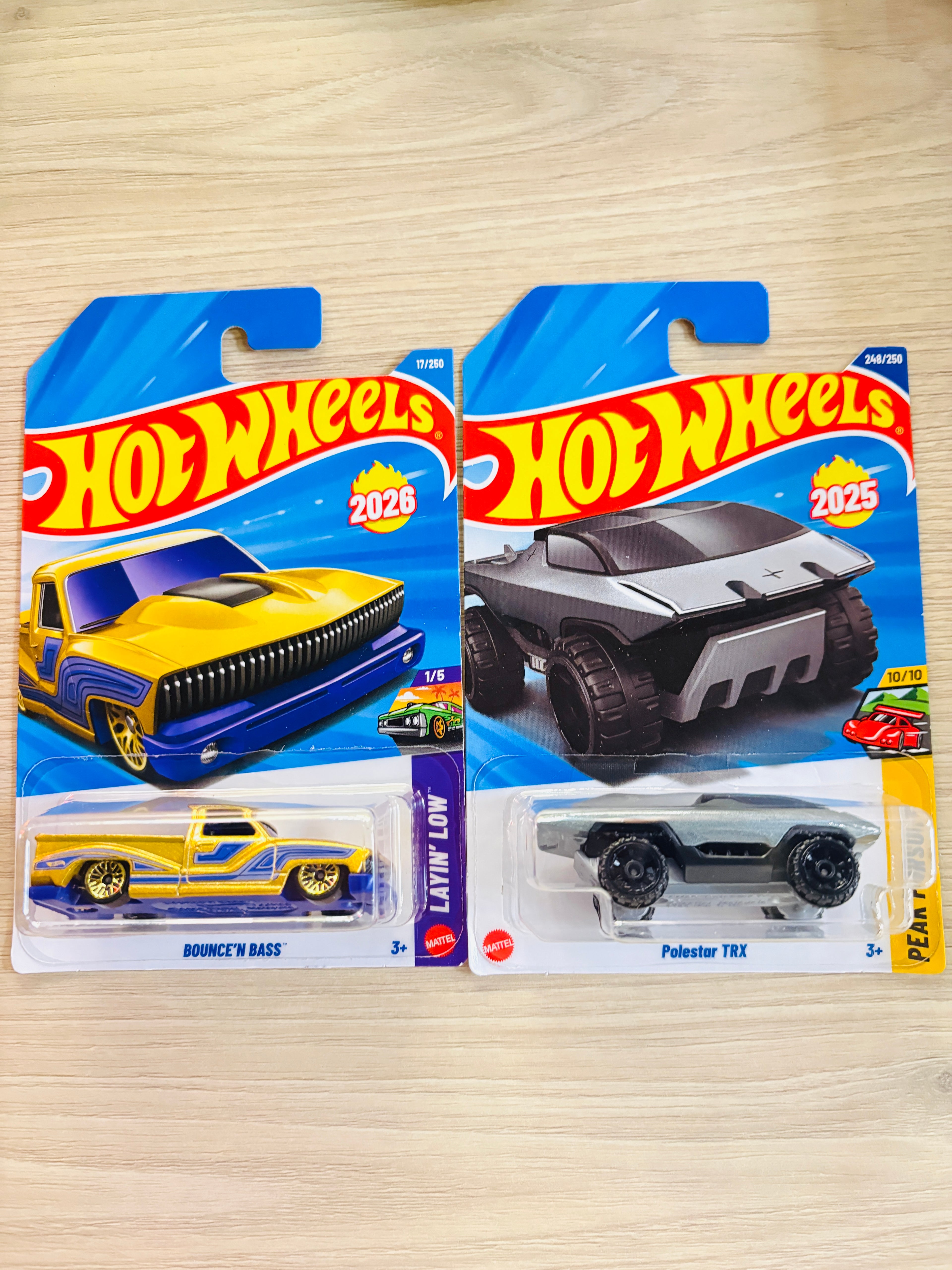 HOTWHEELS BASIC CAR ASSORTMENT 2026 A CASE FERRARI F40 + BOUNCE N BASS + POLESTAR TRX