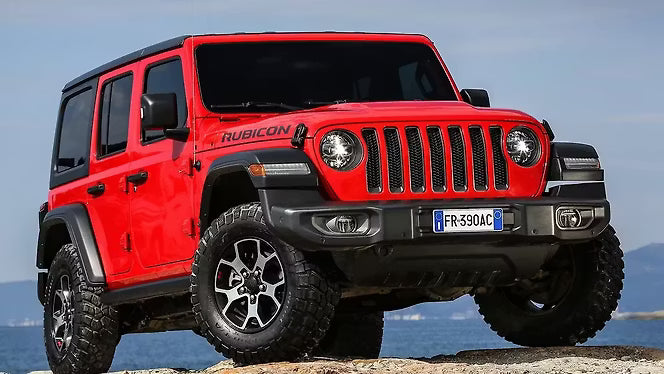 JJ JEEP WRANGLER RUBICON CAR SOUND LIGHT PULL BACK