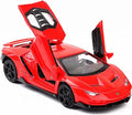 JJ LAMBORGHINI DC METAL ALLOY MODEL CAR SOUND LIGHT PULL BACK