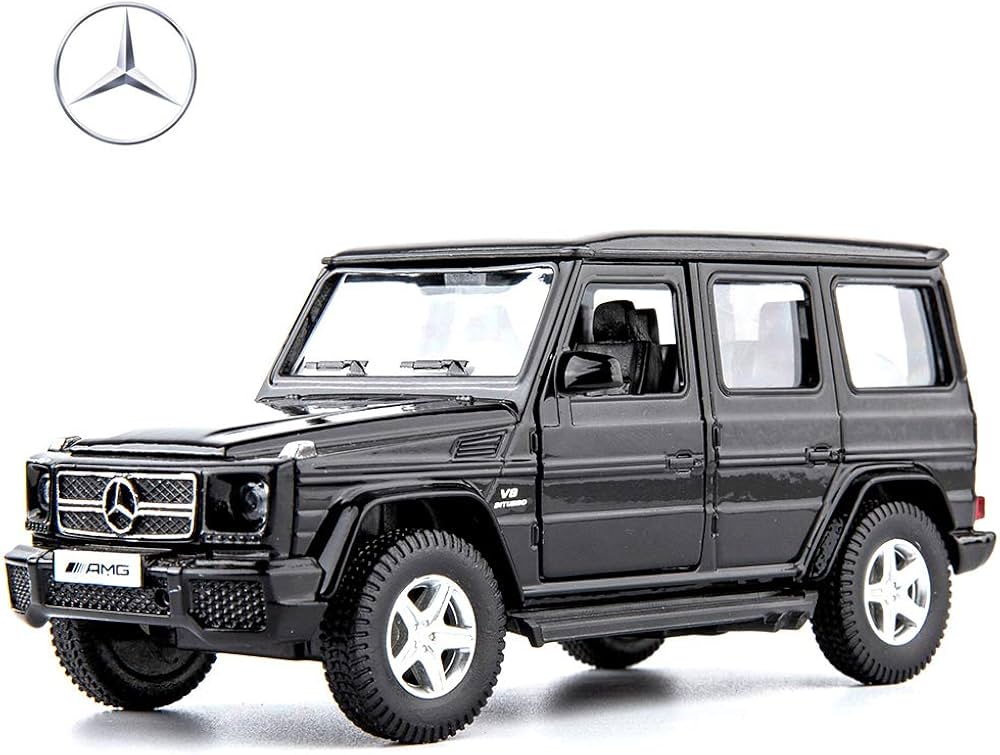 JJ MERCEDES BENZ AMG G 63 DC METAL ALLOY MODEL CAR SOUND LIGHT PULL BACK