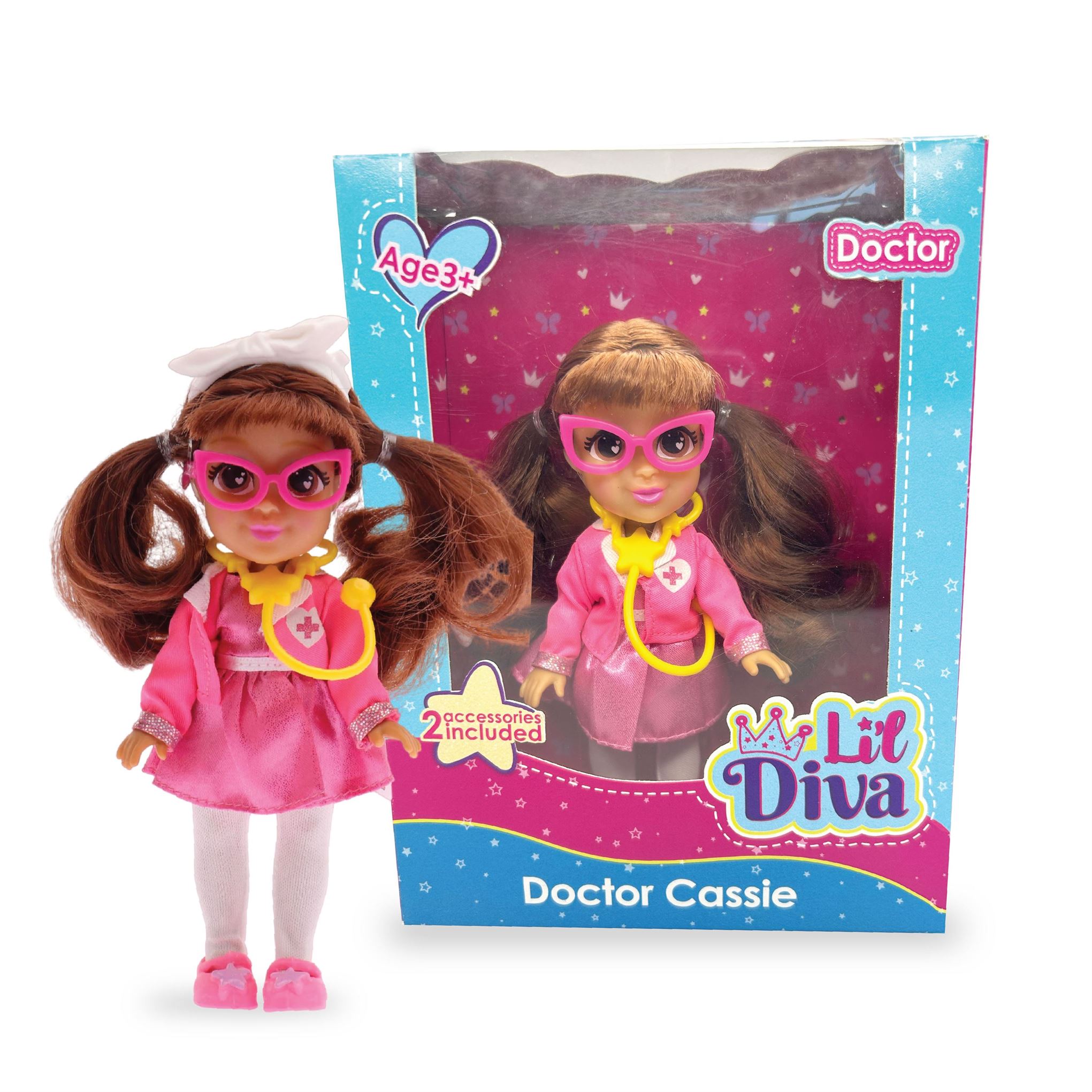 WN LIL DIVA DOCTOR 6 INCH DOLL