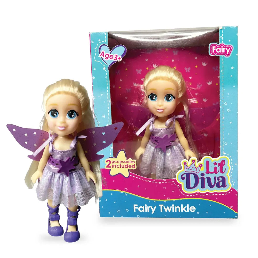 WN LIL DIVA FAIRY 6 INCH DOLL