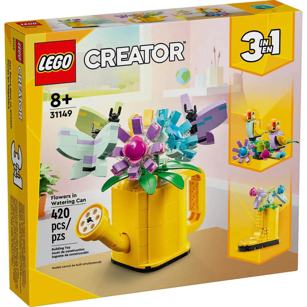 LEGO FLOWERS IN WATERIN CAN